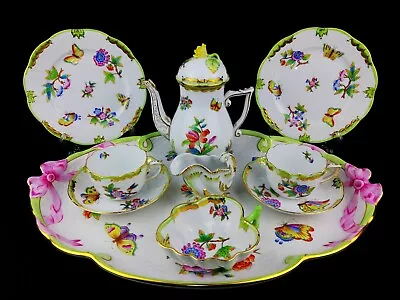 Buy Herend Queen Victoria VBO Coffee Set For 2 People • 994.59£