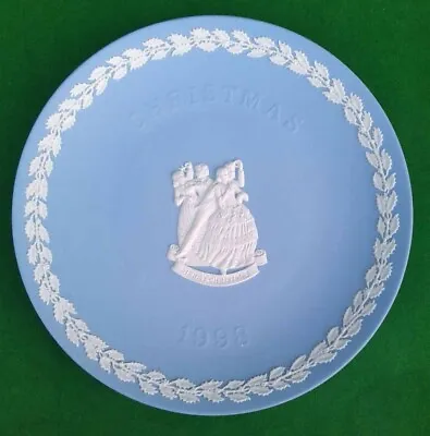 Buy Wedgwood “merry Christmas 1998” Blue Jasperware Plate. • 9.99£