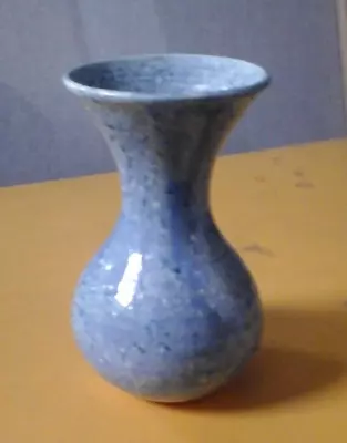 Buy Clay Pits Ewenny  Studio Pottery Wales Blue Vase  5 Inch High • 30£