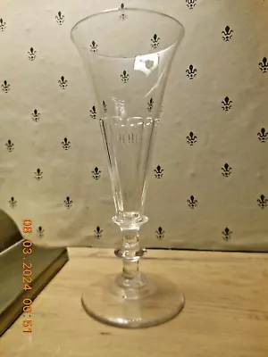 Buy Antique Georgian Crystal Champagne Flute Circa 1820 Champage Glass • 14.99£