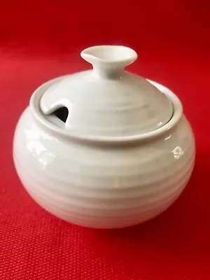 Buy Sophie Conran For Portmeirion Pottery Ceramic Lidded Sugar Bowl 100mm. Tall • 6.99£