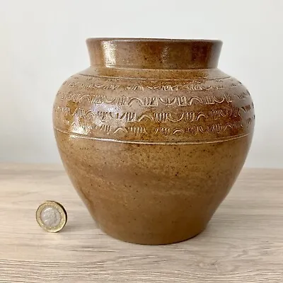 Buy Vintage Glazed Stoneware Pot • 19.99£