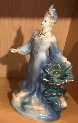 Buy Rare USSR Porcelain Gzhel Mistress Of The Copper Mountain, Sculptor Shushkanova • 140£