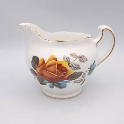 Buy Vintage Royal Vale Bone China Cream Milk Jug Floral Rose Design Ridgway • 5£