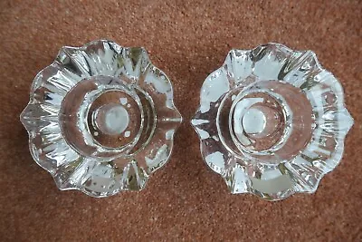 Buy Villeroy And Bosch Glass Candle Holders X 2 • 18£