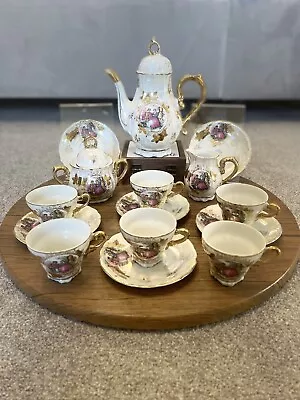 Buy Antique Victorian Tea Set With Teapot, Stunning Victorian Couple Marked Foreign • 54.99£