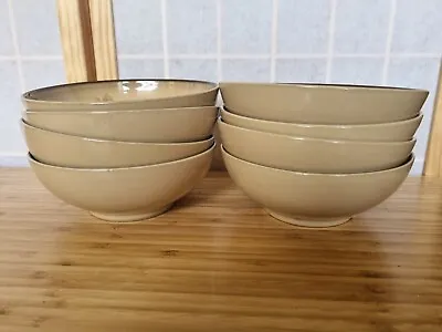 Buy 8 Vintage Bowls English Stoneware Pottery By Denby - Memories Pattern • 55£