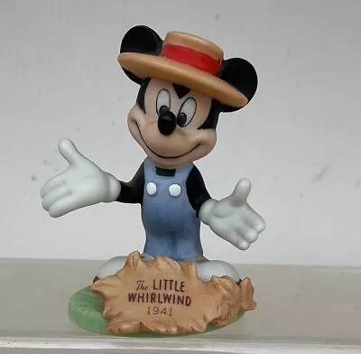 Buy Beautiful Disney Porcelain Figurine - Mickey Mouse - The Little Whirlwind • 6.99£