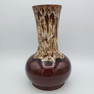 Buy Vintage Melba Ware Brown Vase Fine Art Division Made England Homeware Decor 9  • 14.99£