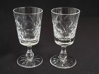 Buy TWO Edinburgh Crystal Sherry Glass T76 (Similar To Appin) One Has Chip. Free P&P • 9.95£