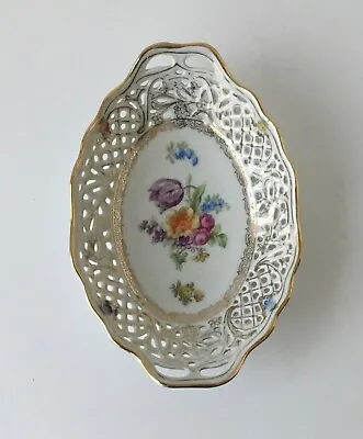Buy Schumann Dresden Pottery Small Flower Dish • 63.34£