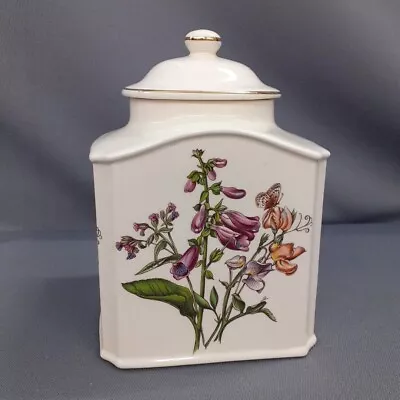 Buy Vintage  Mason's Ironstone Floral And Butterfly Tea Caddy & Lid • 15.25£