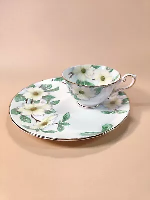 Buy Tuscan Fine Bone China Dogwood Cup, Plate Made In England • 53.68£