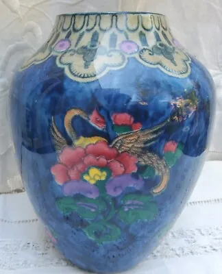 Buy Losol Ware Keeling Hand Painted Magnolia 5201 E Bluevpottery Vase 16cm 1912  • 26.45£