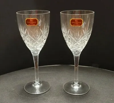 Buy Doulton International Stemware Pair Of Wine Glasses Made In France • 14.15£