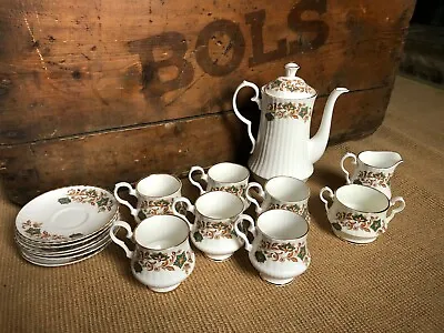 Buy Vintage Berkshire English Fine Bone China Coffee Set - 15 Pieces • 39.95£