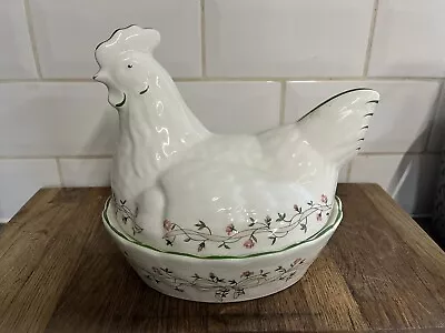 Buy Johnson Bros Regal Chicken Egg Holder/Pot In Unusual Eternal Beau Pattern • 20£