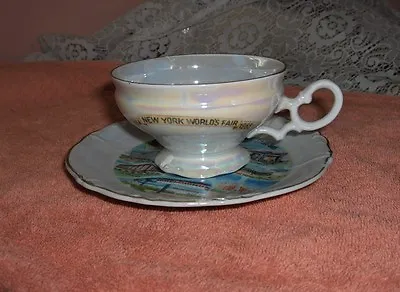 Buy Vintage Antique China New York World's Fair Collector Tea Cup Set Japan • 23.68£