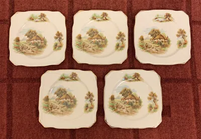 Buy 5 Vintage Alfred Meakin The Hayride Tea / Side Plates 5.25” • 10£