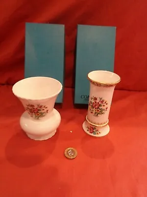 Buy  Coalport Ming Rose Vase X 2 • 12.99£