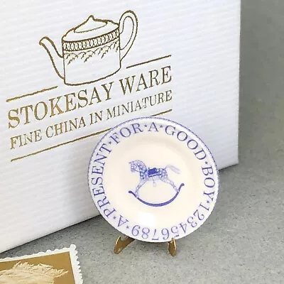 Buy NEW Doll's House Bone China Dinner Plate 'Good Boy'  By STOKESAY WARE (702) • 30£