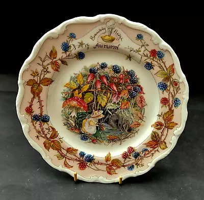 Buy Bone China Royal Doulton Brambly Hedge Autumn Collector Plate • 9.99£