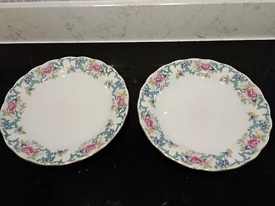 Buy Royal Doulton The Majestic Collection Booths Floradora SET OF TWO 25CM Plates  • 12.99£