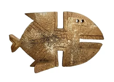 Buy Bitossi Aldo Londi Italy Scavo Fish Sculpture Italian Midcentury Pottery; C1968 • 754.24£