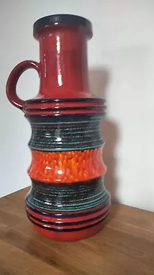 Buy West German Pottery Scheurich Fat Lava Jug /Vase  • 59.98£