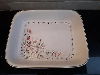 Buy Vintage Clover Leaf Ceramic Floral Oven Dish Rectangular Approx 27cm X 22.5cm  • 7.99£