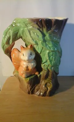 Buy Withernsea Pottery Eastgate Fauna Porcelain Squirrel On Tree Vase  • 2.99£