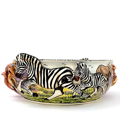 Buy Ardmore Art Pottery Large Bowl By Raymon Intu Art Wild South African • 500£
