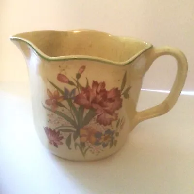 Buy 1950's Lord Nelson Ware Floral Jug, Hexagonal Six Sided With Clear Marks To Base • 14.99£