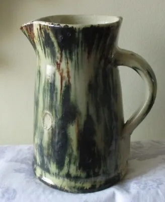 Buy Unusual Antique Welsh Ewenny Claypits Pottery Jug ~ Shades Of Green ~ 15cm Tall • 45£