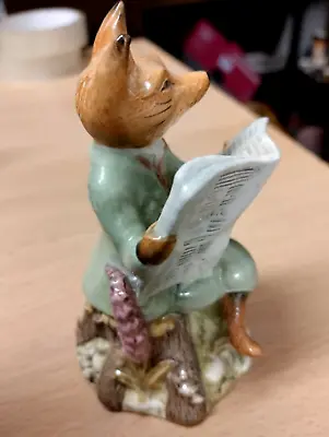 Buy Royal Albert Beatrix Potter Figure  Foxy Reading  . F. Warne & Co 1990 Perfect • 18.99£