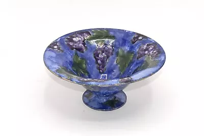 Buy Cobridge Stoneware Weeping Vine Grapes Large Footed Bowl Anita Harris 2003 • 95£