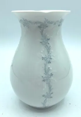 Buy AK Kaiser West Germany Porcelain Vase White With Blue Flowers Midinette Vintage • 23.05£