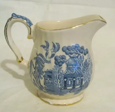 Buy Great Small Sadler Jug Blue And White Pattern Milk Or Cream Approx. 4 Ins Tall • 8.99£