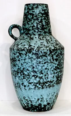Buy Vintage WEST GERMAN POTTERY Huge Vase MID-CENTURY MODERN Fat Lava By SCHEURICH • 140.39£
