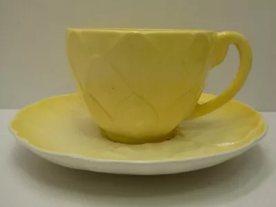 Buy Carlton Ware Yellow Lotus Lily Pad Leaf Cup And Saucer #1786 • 27.27£