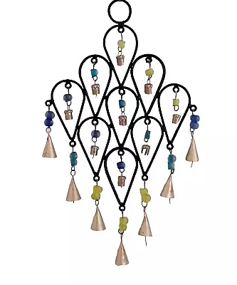 Buy Beads And Bells Wind Chime Decorative Ornament 60 Cm Length Indoor Or Outdoor • 14.20£