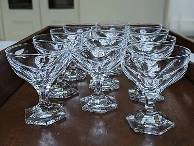 Buy 12 X Rare Vtg Kosta Boda Rosersberg Crystal Champagne Cocktail Coupes Glasses • 149£