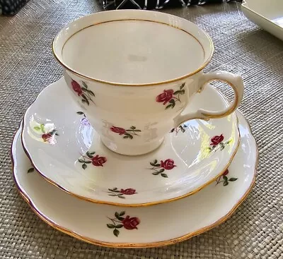 Buy Colclough Ridgway China Fragrance Teacup Saucer And Side Plate 7433 • 12£