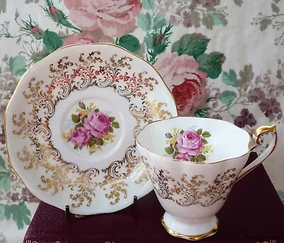 Buy Pretty China Tea Cup & Saucer Royal Standard Vintage • 12.99£