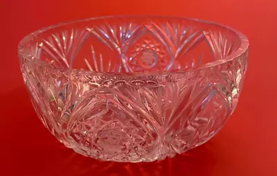 Buy Vintage Cut Glass Crystal Serving BOWL, Tableware • 17.99£