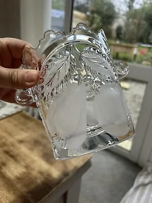 Buy Crystal Cut Glass Ice Buckets Vintage Beautiful Apple & Pear Design 5.5” Tall • 14£