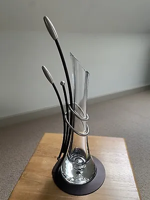 Buy Art Deco Clear Glass Vase • 15£