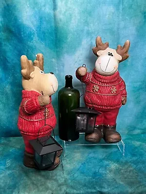 Buy Vintage Pottery Reindeer - 16 Inches Tall • 16.40£