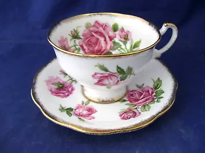 Buy Vintage Royal Standard Pedestal Tea Cup & Saucer -  Orleans Rose  England • 25.62£