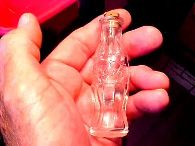 Buy 1930s Vintage Coca-Cola Mini Glass Perfume Bottle 3  Corked Coke NICE CONDITION! • 55.76£